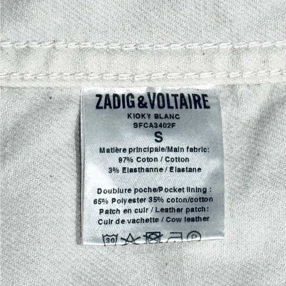 ZADAG & VOLTAIRE Kioky Denim Jacket - Picture 6 of 7